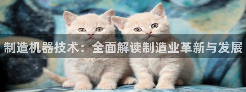彩神平台是真的吗：制造机器技术：全面解读制造业革新与发展