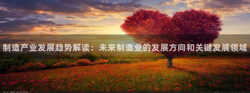彩神大发黑平台：制造产业发展趋势解读：未来制造业的发展方向和