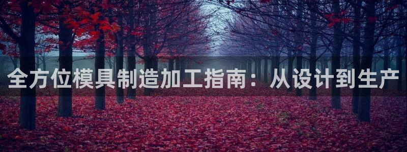 彩神平台：全方位模具制造加工指南：从设计到生产