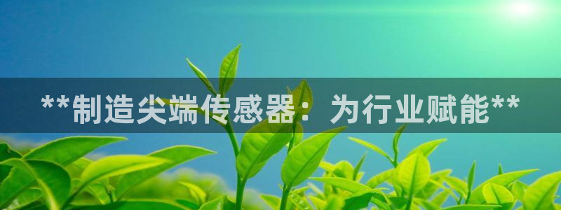 v彩神88iii：**制造尖端传感器：为行业赋能**