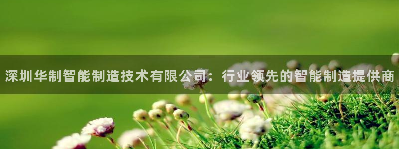 彩神V3大赢家：深圳华制智能制造技术有限公司：行业领先的智能制造提供商