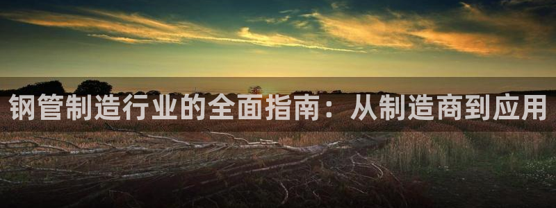彩神vlll游戏特色：钢管制造行业的全面指南：从制造商到应用