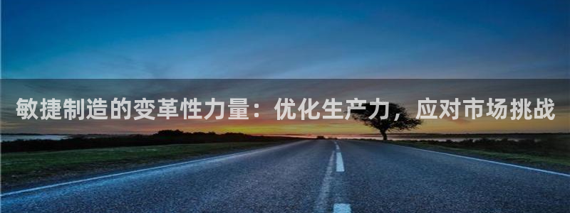 彩神8app官方下载：敏捷制造的变革性力量：优化生产力，应对市场挑战