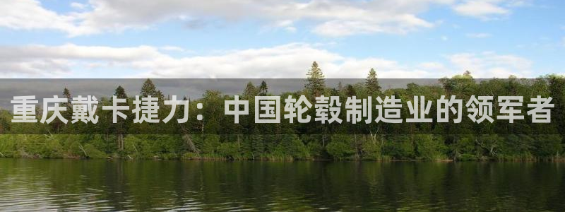 彩神大发官网：重庆戴卡捷力：中国轮毂制造业的领军者