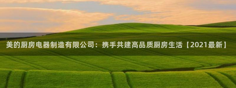 彩神争霸官方登录：美的厨房电器制造有限公司：携手共建高品质厨房生活【2021最新】