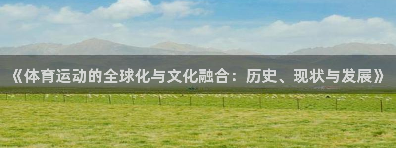 ug环球官网：《体育运动的全球化与文化融合：历史、现状与发展》
