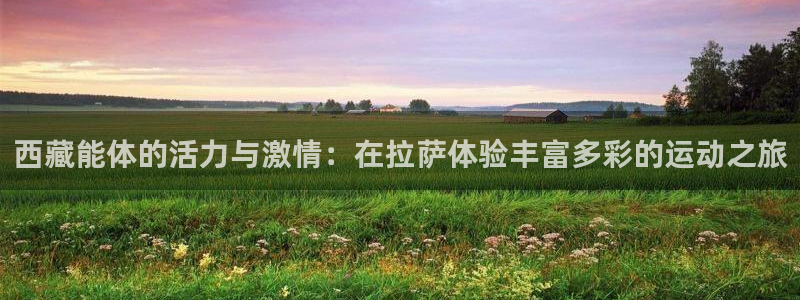 ug环球官网注册：西藏能体的活力与激情：在拉萨体验丰富多彩的运动之旅
